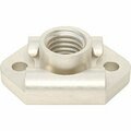 Bsc Preferred Military Specification Rivet-Mount Nut Silver Plated A286 Stainless ST 1/4-28 Thrd Size MS21076-4N 90857A139